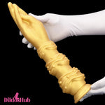 7.28in 9.84in 13.38in Premium Silicone Soft Fist Hands Big G Spot Dildo Dildos Hub