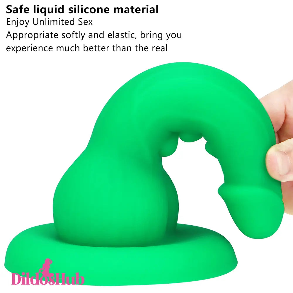 8.66in Spiked Butt Plug Big Silicone Soft Dildo For G-Spot Intense - Dildos Hub