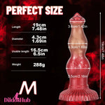 6.69in 7.48in 9.06in Silicone Fantasy Animal Dog Soft Cock Dildo Adult Toy Dildos Hub