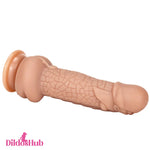 7.87in Silicone Dual Density Odd Feeling Soft Dildo For G-Spot Intense - Dildos Hub