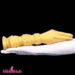 7.28in 9.84in 13.38in Premium Silicone Soft Fist Hands Big G Spot Dildo Dildos Hub