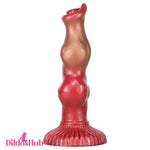 6.69in 7.48in 9.06in Silicone Fantasy Animal Dog Soft Cock Dildo Adult Toy Dildos Hub