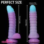 8.15in 9.06in Mixed Color Silicone Gradient Big Soft Odd Dildo For Men Toy Dildos Hub