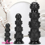 6.7in 9.84in 13.38in Super Black Animal Octopus Thick Adult Butt Plug Dildo Dildos Hub