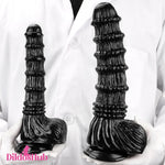 9.25in 9.64in 11.02in Big Black Animal Horse Cock Suction Cup Dildo - Dildos Hub