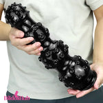 12.99in Big Long Thick Spiked Butt Plug Dildo For G-Spot Stimulation - Dildos Hub