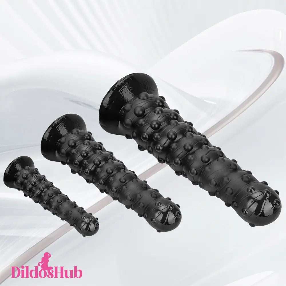 7.48in 11.22in 15in Super Huge Black Spiral Animal Octopus Anal Plug Dildo Dildos Hub