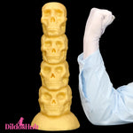 14.37in Large Soft Long Fantasy Silicone Scary Skull Dildo Women Toy Dildos Hub