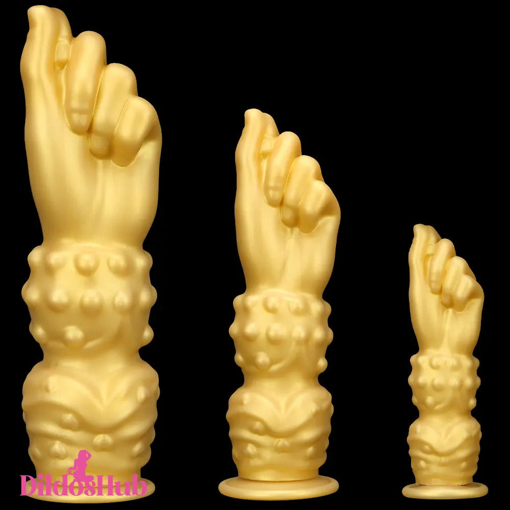 7.87in 10.82in 14in Thick Large Silicone Soft Hands Fist Vagina Male Dildo Dildos Hub