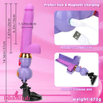 7.87in Cat Warming Thrusting Vibrating Remote Dildo Fucking Machine Dildos Hub