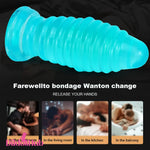 7.36in Thick Butt Plug Dildo With Suction Cup Sex Toy For Women Men - Dildos Hub