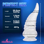 8.07in Tentacle Octopus Animal Big Thick Suction Cup Dildo Adult Toy - Dildos Hub