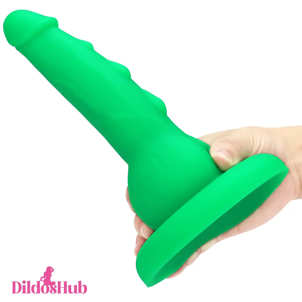 8.66in Spiked Butt Plug Big Silicone Soft Dildo For G-Spot Intense - Dildos Hub
