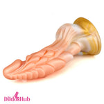 7.4in Soft Silicone Fantasy Dragon Spiked Dildo Female Male Masturbator - Dildos Hub