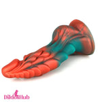 7.4in Soft Silicone Fantasy Dragon Spiked Dildo Female Male Masturbator - Dildos Hub