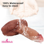 9.25in 10.23in Soft Liquid Silicone Huge Real Dildo Prostate Massager Dildos Hub