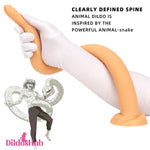 20.07in Long Huge Colorful Snake Dildo For Anal Sex Vaginal Masturbator - Dildos Hub