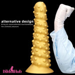 7.48in 11.02in 15in Soft Silicone Spiral Spiked Big Prostate Butt Plug Dildo Dildos Hub