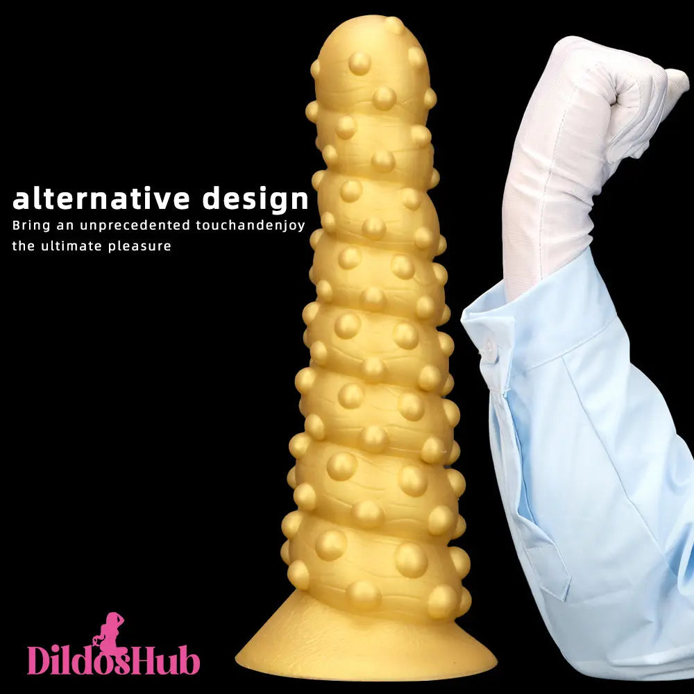 7.48in 11.02in 15in Soft Silicone Spiral Spiked Big Prostate Butt Plug Dildo Dildos Hub