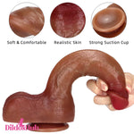 10.23in Big Silicone Real Feeling Soft Dildo For G-Spot Sex Intense - Dildos Hub