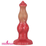 6.69in 7.48in 9.06in Silicone Fantasy Animal Dog Soft Cock Dildo Adult Toy Dildos Hub