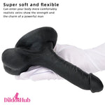 7.48in Big Suction Cup Silicone Soft Mixed Color Dildo Anal Sex Toy - Dildos Hub
