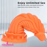 7.87in 10.43in 12.6in Fantasy Silicone Soft Big Animal Dragon Women Dildo Dildos Hub