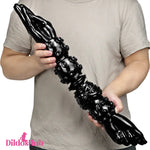 10.43in 12in Big Black Fantasy Spiked Fist Hands Dildo For Vagina Sex - Dildos Hub
