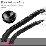 18.11in 22.83in Big Long Black Dildo Huge Penis BDSM Love Orgasm - Dildos Hub