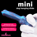 3.81in Mini Soft Silicone Lifelike Animal Dog Knotted Dildo For Beginners - Dildos Hub