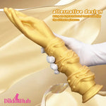 7.28in 9.84in 13.38in Premium Silicone Soft Fist Hands Big G Spot Dildo Dildos Hub