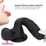 8.46in Premium Silicone Soft Mixed Color Dildo For Anal Clitoris Stimulator - Dildos Hub