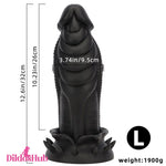 7.87in 10.43in 12.6in Fantasy Silicone Soft Big Animal Dragon Women Dildo Dildos Hub