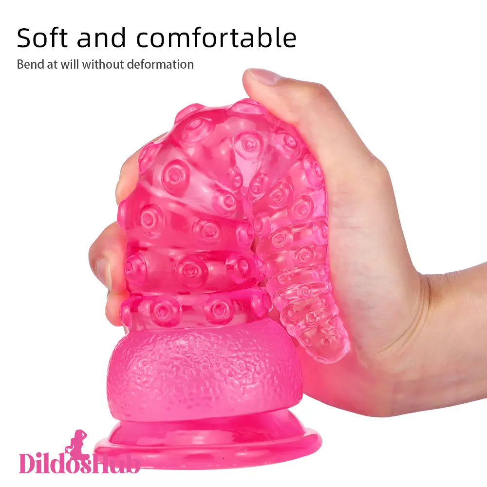 6.02in 7.05in 8.26in Tentacle Octopus Wide Animal Dildo With Suction Cup - Dildos Hub