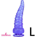 6.02in 7.05in 8.26in Tentacle Octopus Wide Animal Dildo With Suction Cup - Dildos Hub