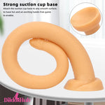 20.07in Long Huge Colorful Snake Dildo For Anal Sex Vaginal Masturbator - Dildos Hub
