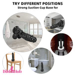 12.2in Super Big Thick Realistic Black Dildo BDSM Sex Toy For Women - Dildos Hub
