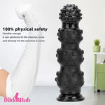 6.7in 9.84in 13.38in Super Black Animal Octopus Thick Adult Butt Plug Dildo Dildos Hub