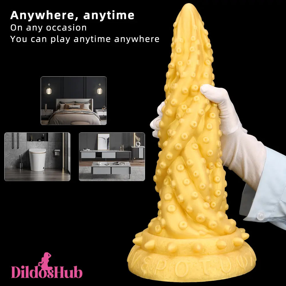 15in Large Soft Silicone Fantasy Thick Octopus Long Dildo Women Sex Toy Dildos Hub