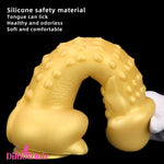 11.8in Liquid Huge Soft Silicone Fantasy Thick Gold Anal Female Dildo Dildos Hub