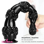 14.56in Big Long Skull Fantasy Dildo For Vagina Clitoris Stimulator - Dildos Hub