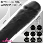 8.85in Elephant 3in1 Heating Thrusting Vibrating Remote Prostate Dildo Dildos Hub
