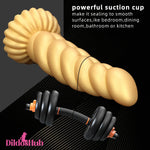 5.51in 7.87in 10.23in Gold Silicone Soft Fantasy Dildo For Clit Masturbator - Dildos Hub