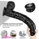 10.23in 13in Big Black Long Real Feeling Dildo For Female Masturbator - Dildos Hub