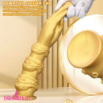 7.28in 9.84in 13.38in Premium Silicone Soft Fist Hands Big G Spot Dildo Dildos Hub