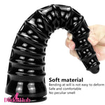 13in Big Long Black Fantasy Dildo For Prostate Massager Sex Toy - Dildos Hub