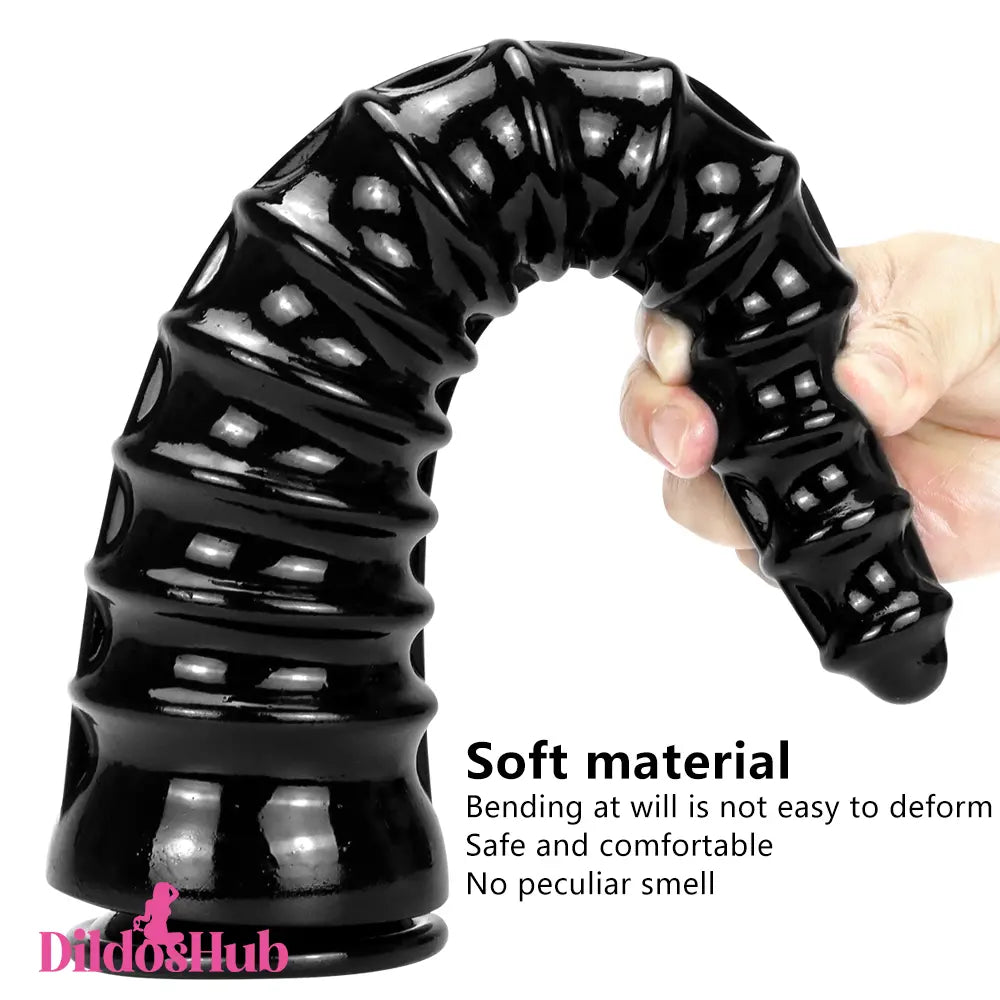 13in Big Long Black Fantasy Dildo For Prostate Massager Sex Toy - Dildos Hub