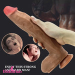 12.2in Big Soft Silicone Real Feeling Thick Dildo For Vagina Clitoris Sex - Dildos Hub