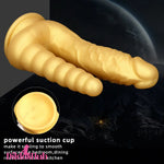 8.07in Silicone Big Soft Dildo Double Heads Dildo Butt Plug For G-spot Sex Dildos Hub