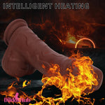8.85in Intelligent Heating Thrusting Vibrating Automatic Remote Anal Dildo Dildos Hub